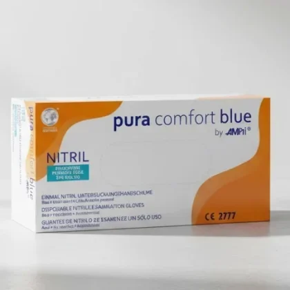 ESTETKA RĘKAWICE NITRYLOWE AMPRI PURA COMFORT BLUE NIEBIESKIE